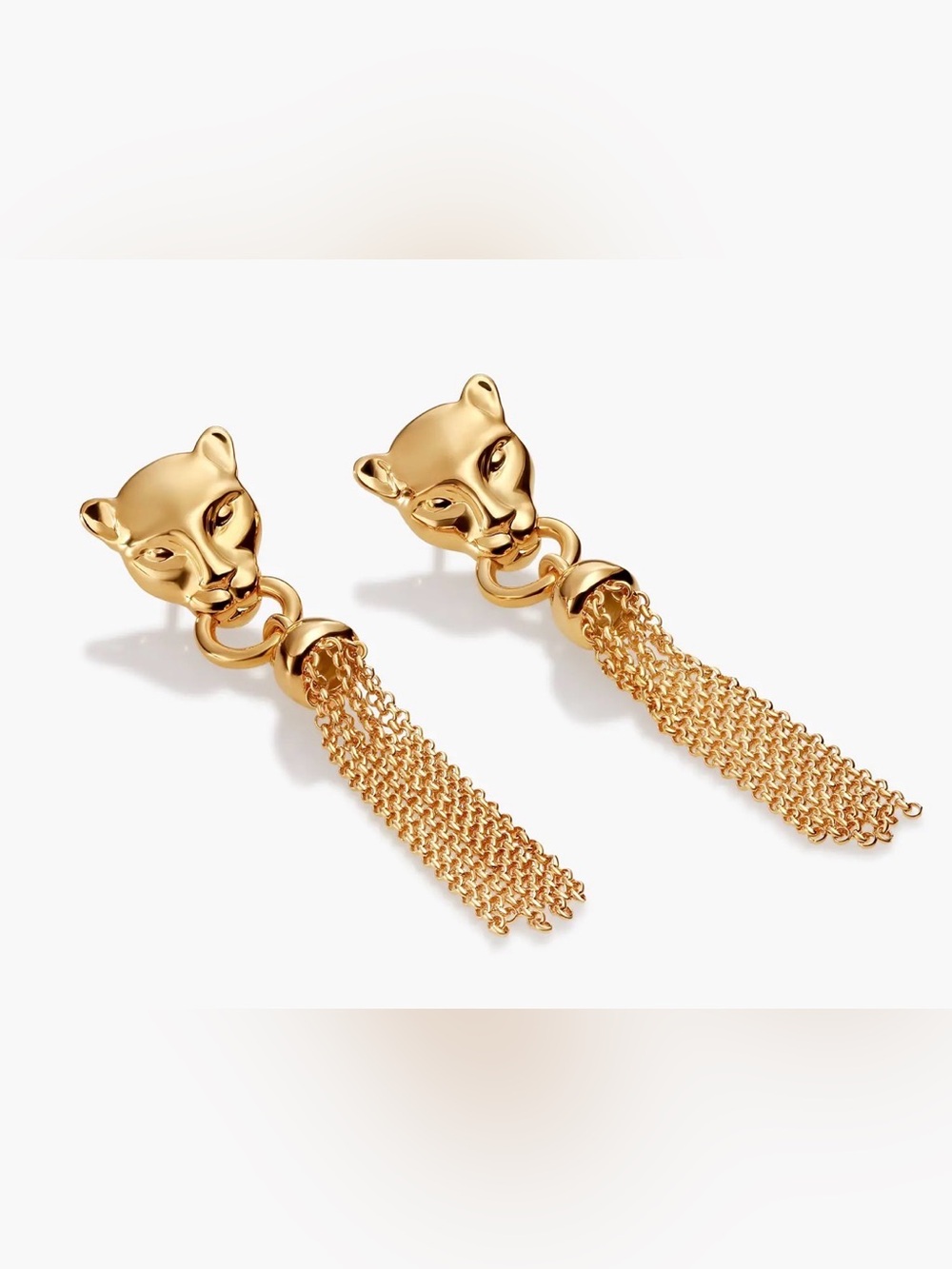 Oak and Luna x Abby Arad Panther Earrings NIB